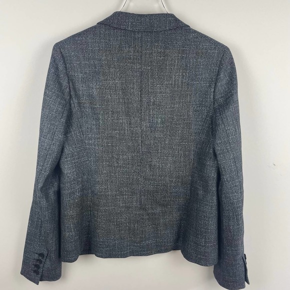 MAX MARA Wool Viscose Blazer Jacket Tweed Two Button - Picture 2 of 9